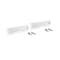 Rev-A-Shelf Polystyrene, White, 14 in W, 3.81 in H, 2.13 in D, 2.13 in L, White 6572-14-11-52 - alternate 1